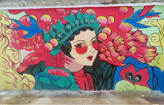 屏南墙体彩绘-网红墙