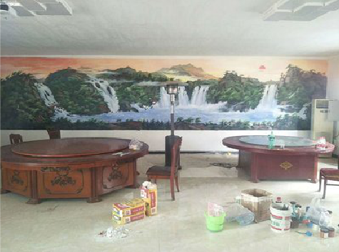 屏南墙绘-写实风景