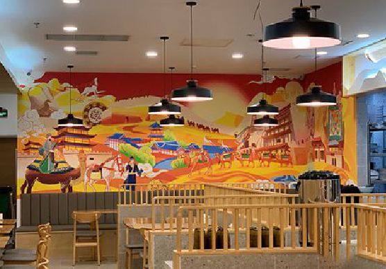 屏南商业空间彩绘介绍。