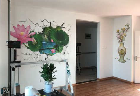 屏南墙体彩绘相比墙纸的优势。