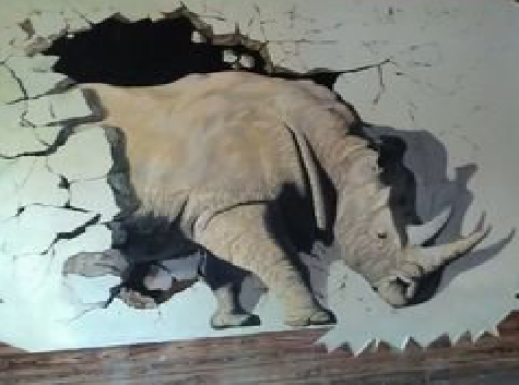 屏南在墙绘中，如何绘制3D效果？