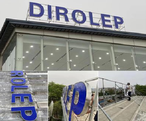 屏南楼顶发光字安装的注意事项。